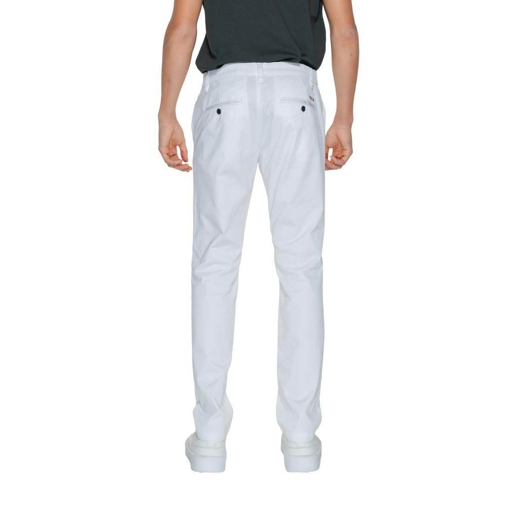 Armani Exchange White Cotton Jeans & Pant - Hilstor