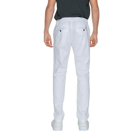 Armani Exchange White Cotton Jeans & Pant - Hilstor