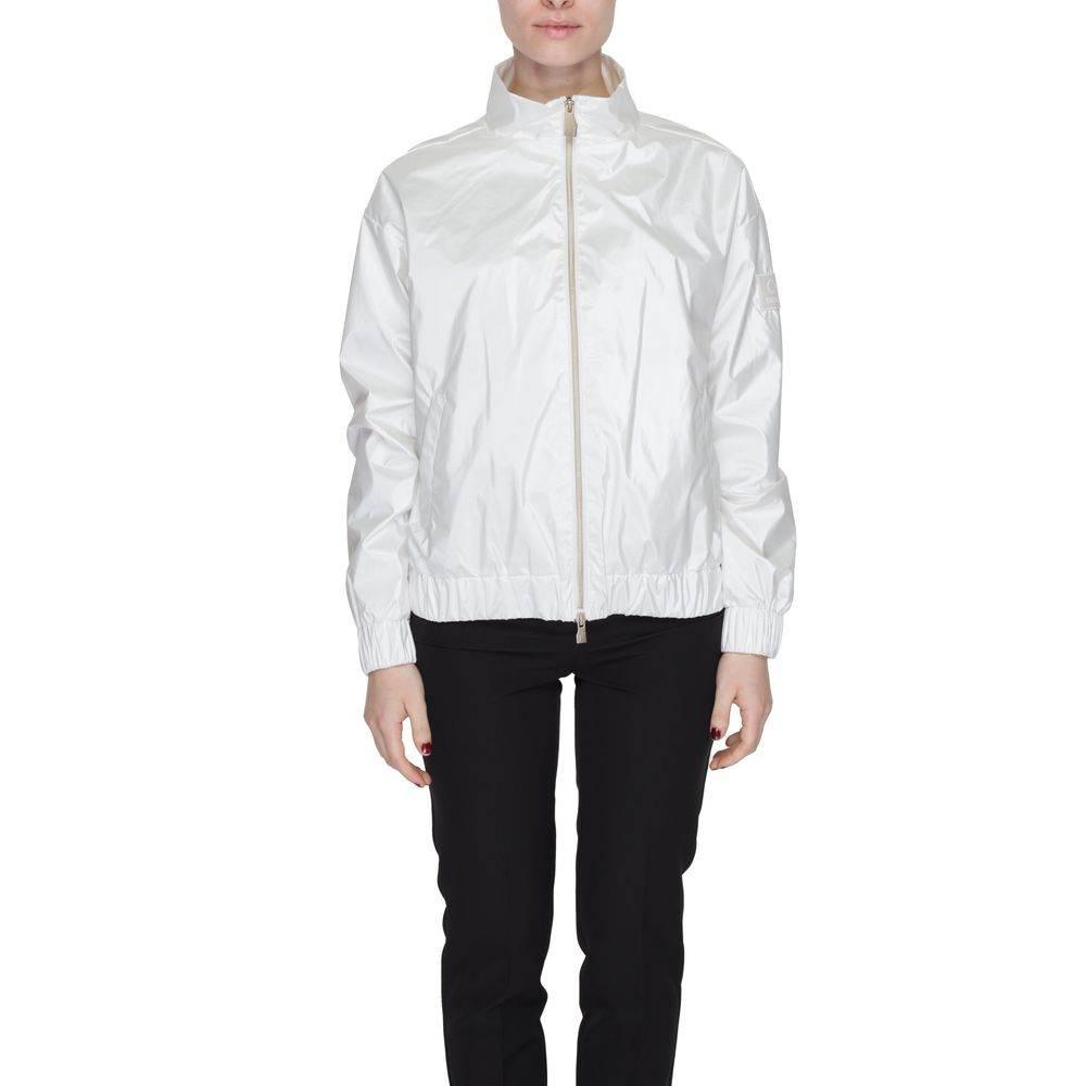 Suns White Polyester Jackets & Coat - Hilstor