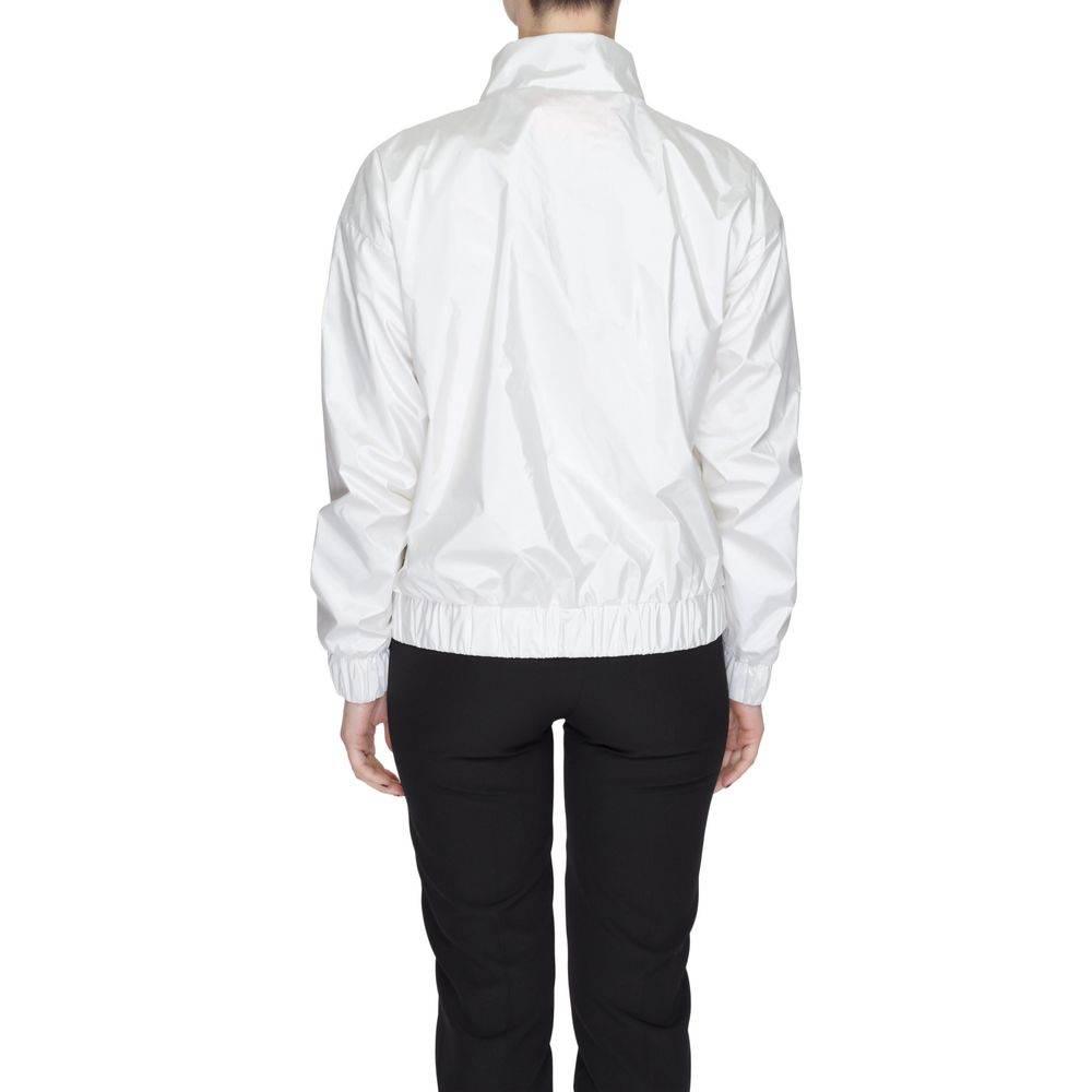 Suns White Polyester Jackets & Coat - Hilstor
