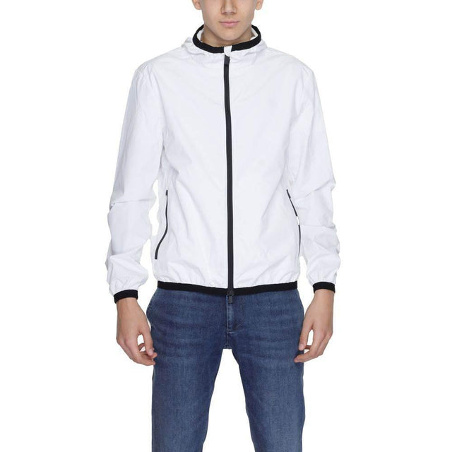 Suns White Polyester Jackets & Coat - Hilstor
