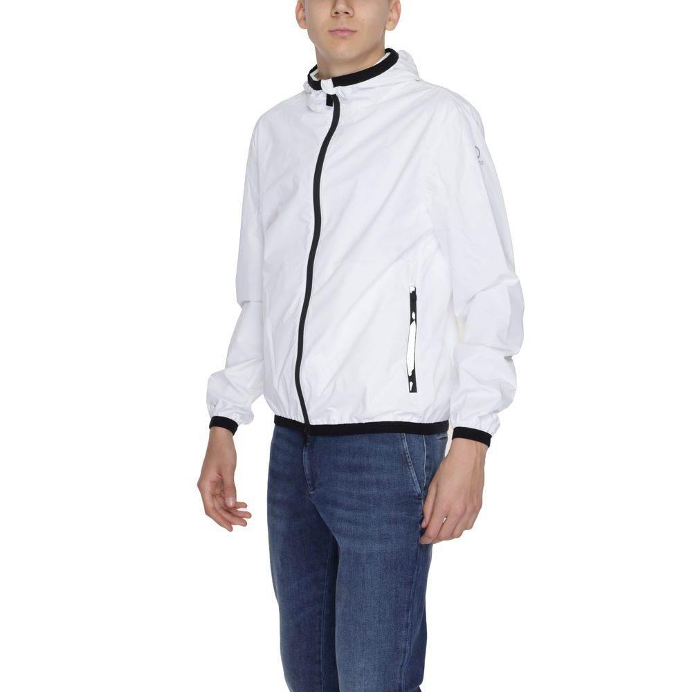 Suns White Polyester Jackets & Coat - Hilstor