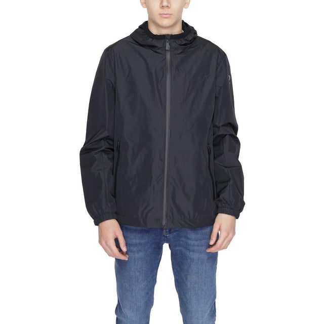 Suns Black Polyester Jackets & Coat - Hilstor