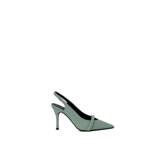 Furla Green Leather Sandal - Hilstor