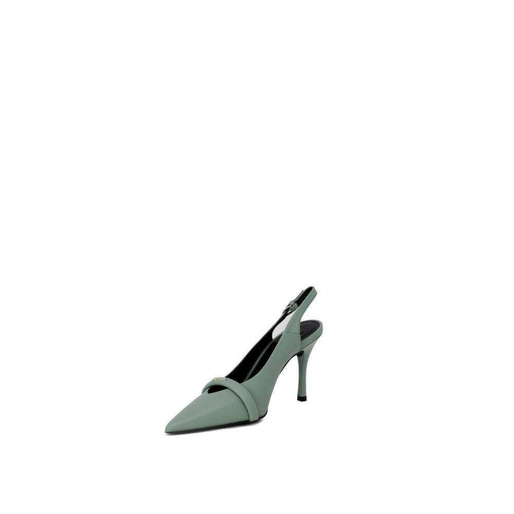 Furla Green Leather Sandal - Hilstor