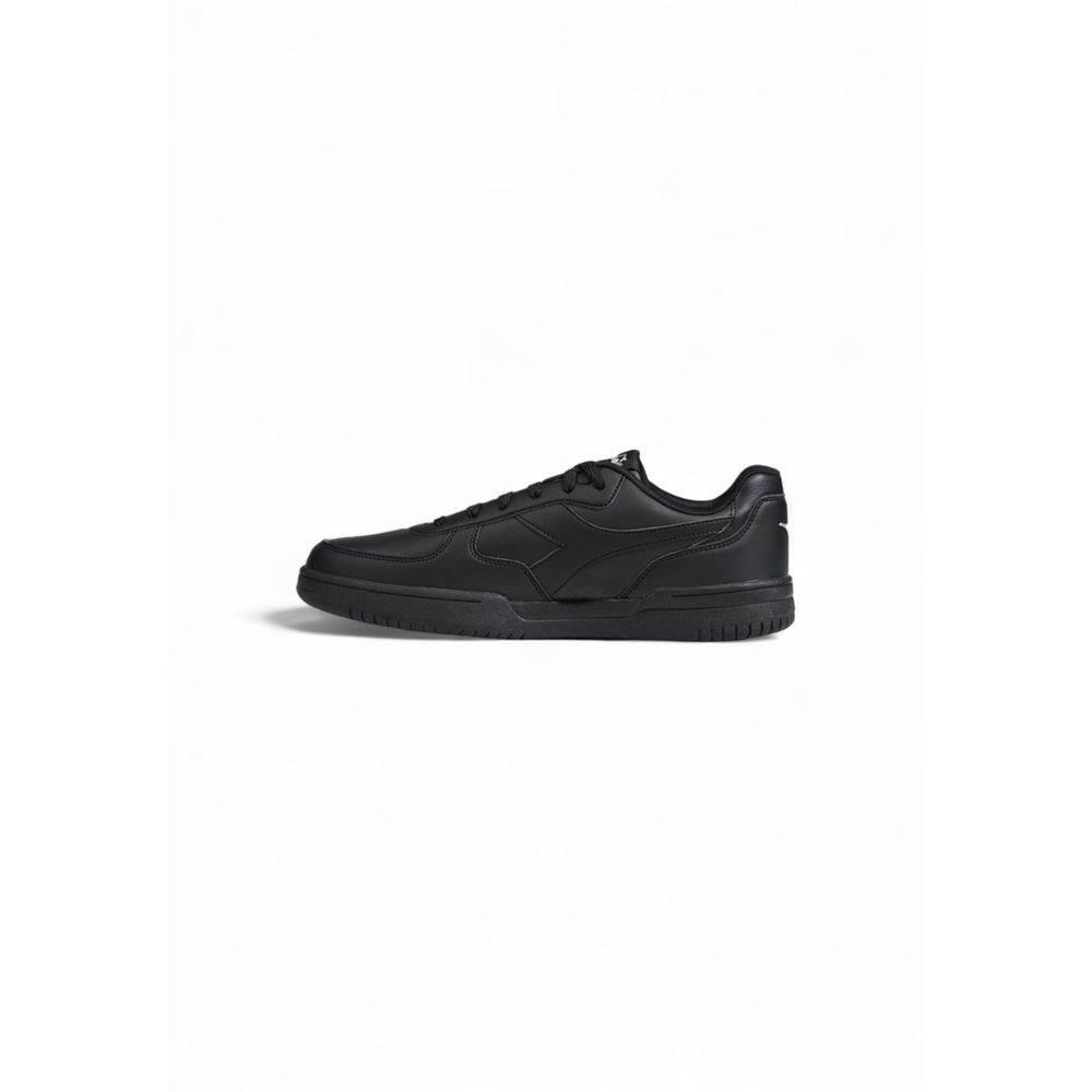 Diadora Black Artificial Leather Sneaker - Hilstor