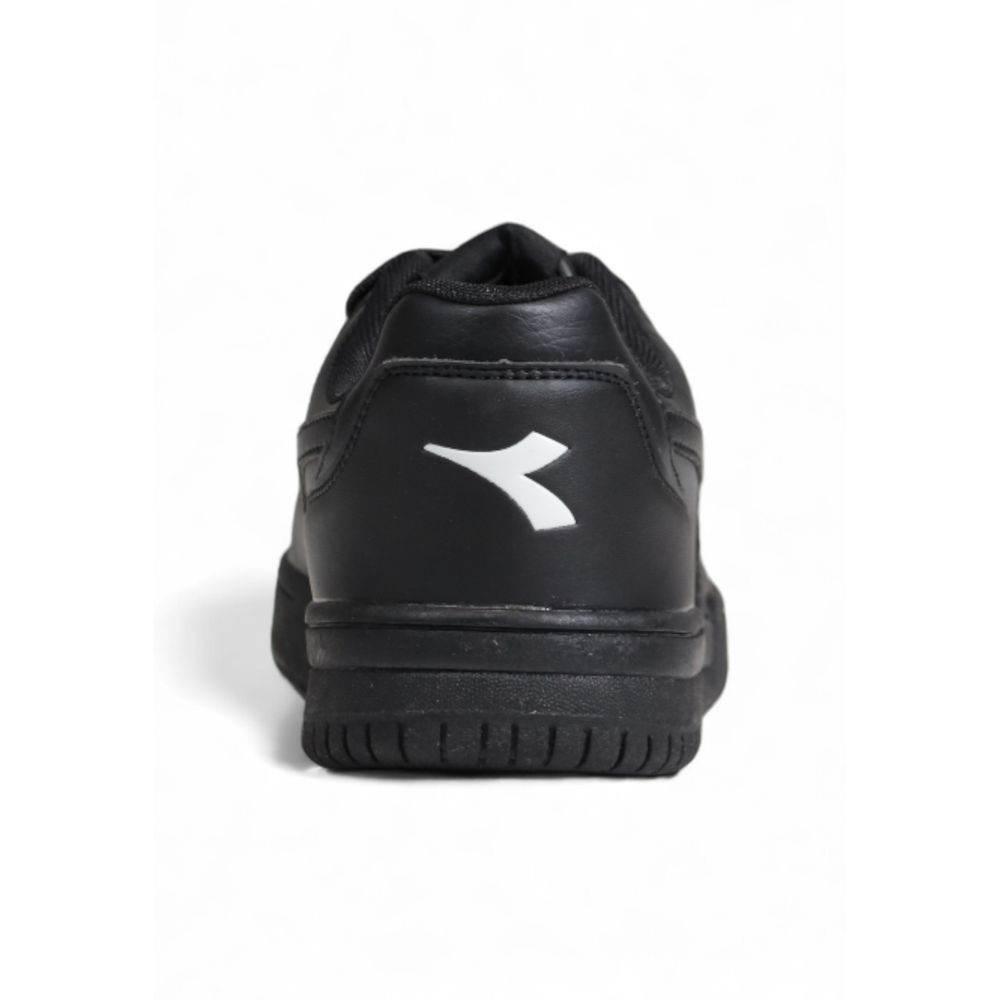 Diadora Black Artificial Leather Sneaker - Hilstor