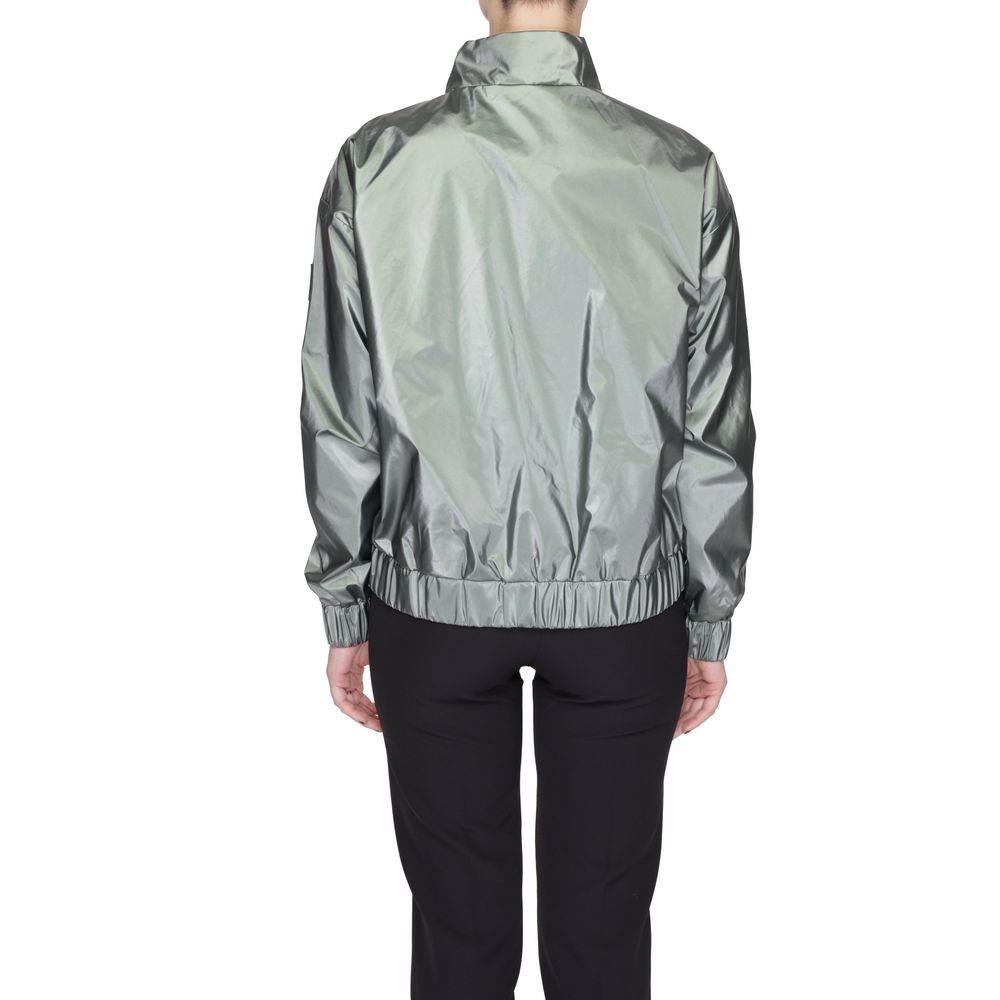 Suns Green Polyester Jackets & Coat - Hilstor