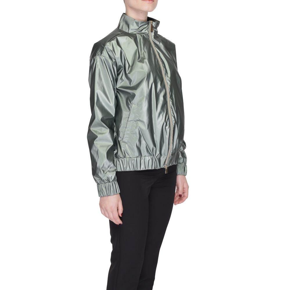 Suns Green Polyester Jackets & Coat - Hilstor
