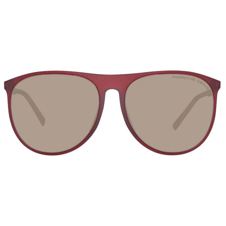 Porsche Design Burgundy Unisex Sunglasses - Hilstor