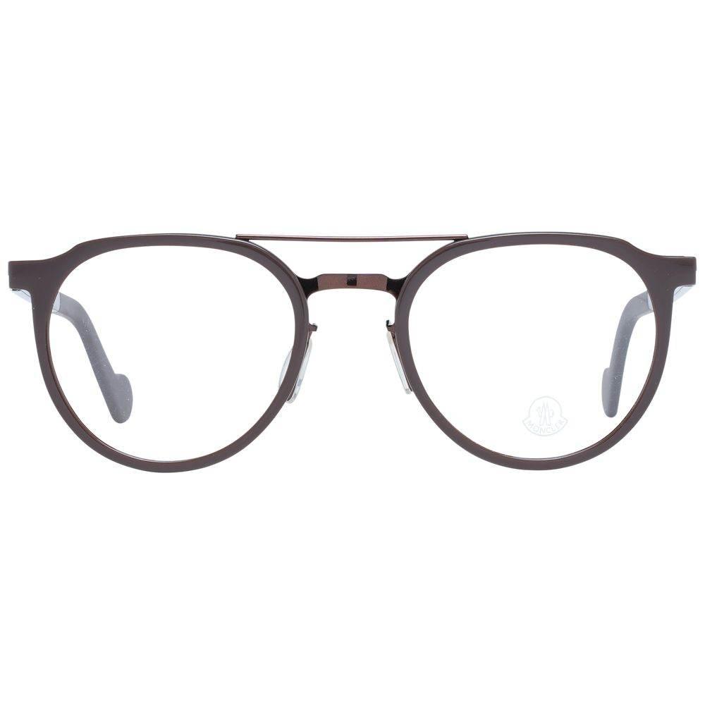 Moncler Brown Unisex Optical Frames - Hilstor