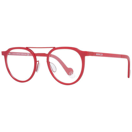 Moncler Red Unisex Optical Frames - Hilstor