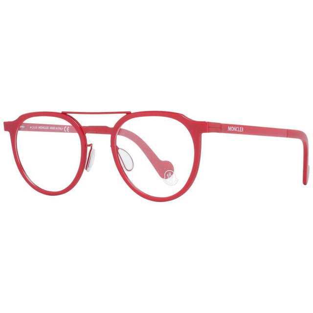 Moncler Red Unisex Optical Frames - Hilstor