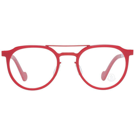 Moncler Red Unisex Optical Frames - Hilstor