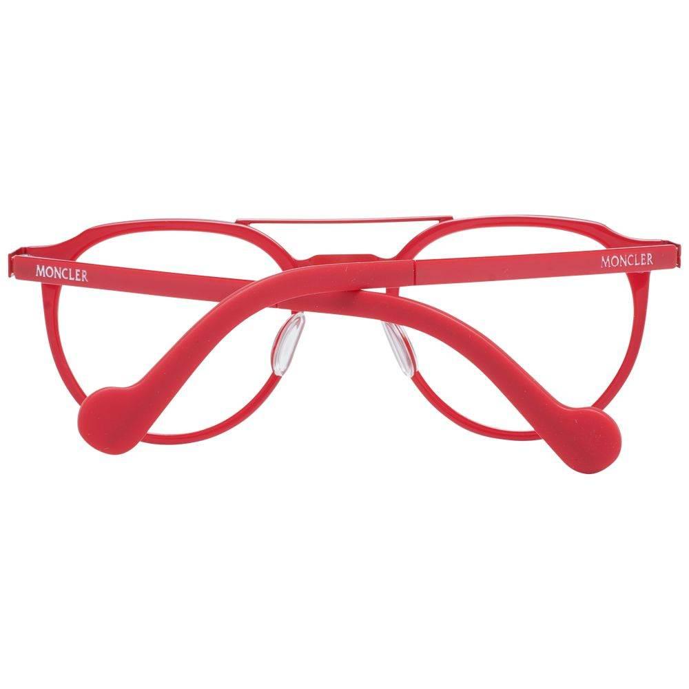 Moncler Red Unisex Optical Frames - Hilstor