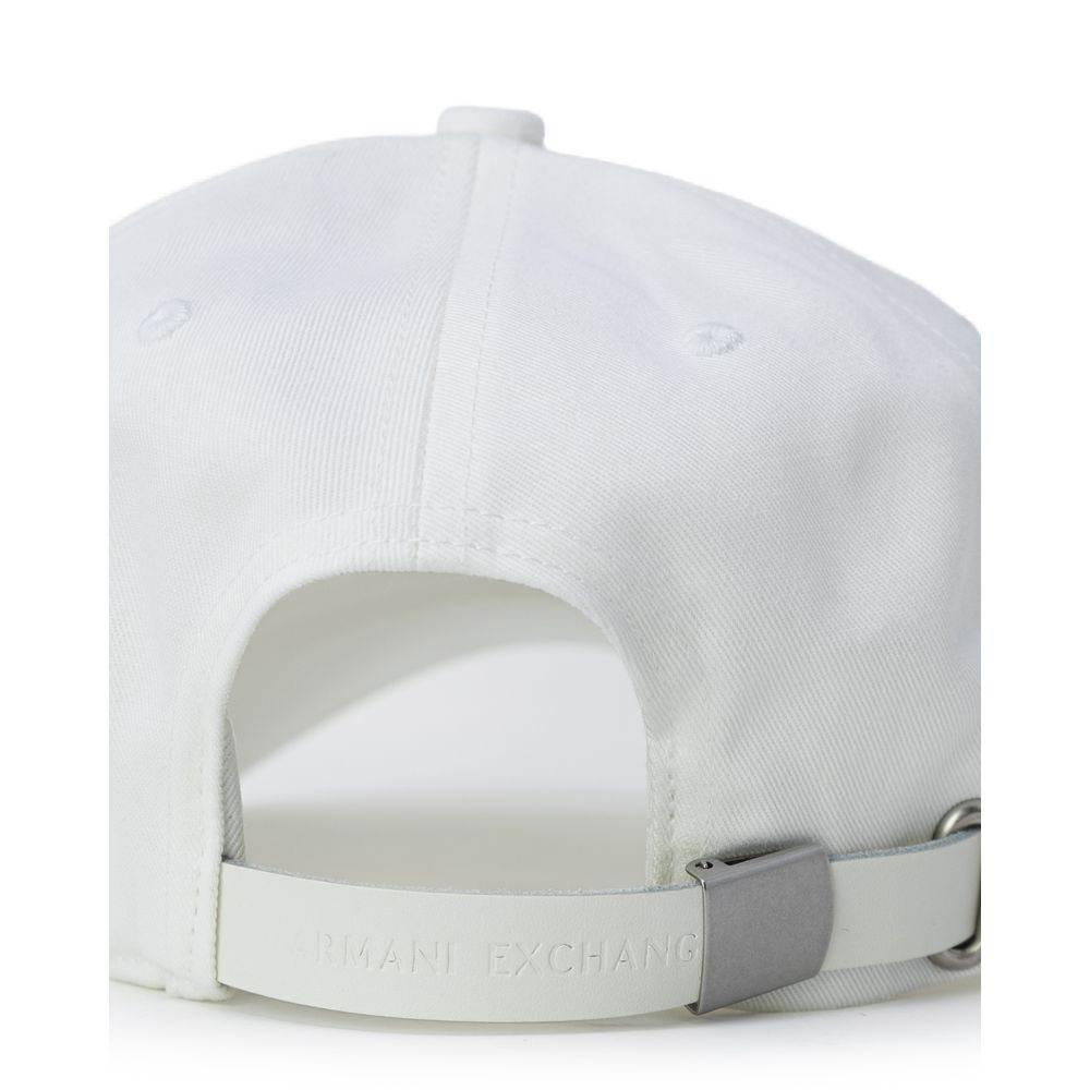 Armani Exchange Cream Cotton Hats & Cap - Hilstor