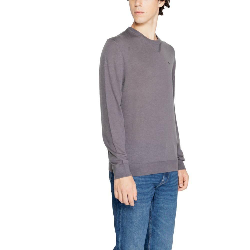 Armani Exchange Gray Wool Sweater - Hilstor