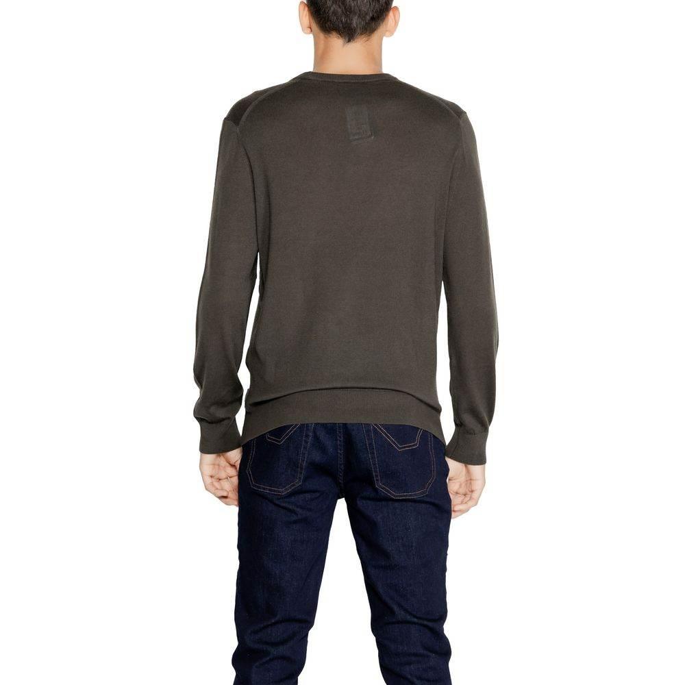 Armani Exchange Green Wool Sweater - Hilstor
