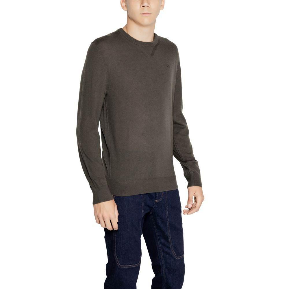 Armani Exchange Green Wool Sweater - Hilstor
