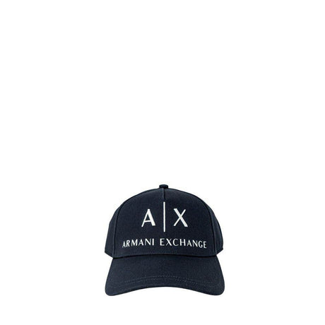 Armani Exchange Blue Cotton Hats & Cap - Hilstor