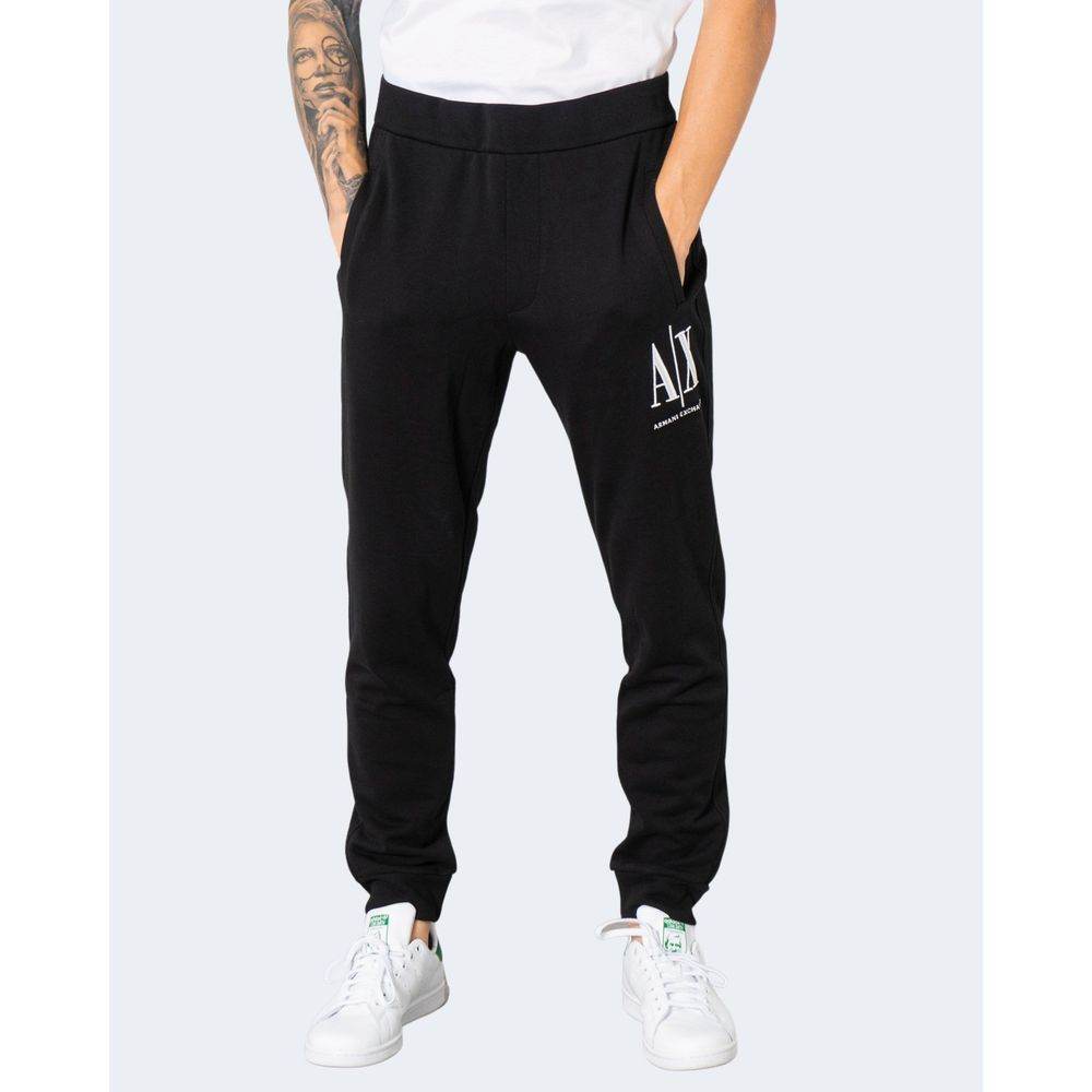 Armani Exchange Black Cotton Jeans & Pant - Hilstor
