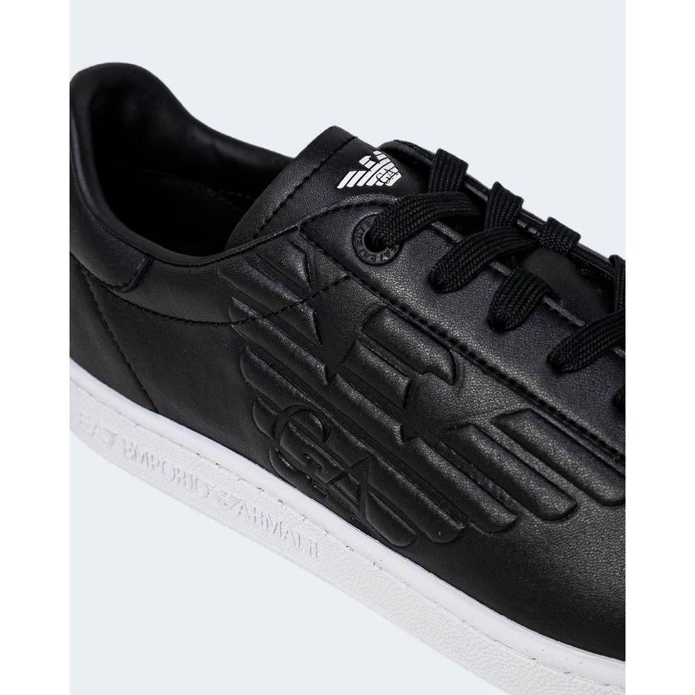 EA7 Emporio Armani Black And White Polyethylene Sneaker - Hilstor