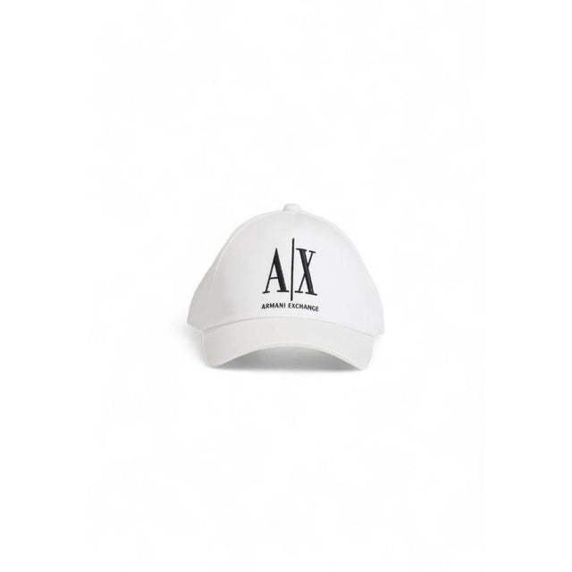 Armani Exchange White Cotton Hats & Cap - Hilstor