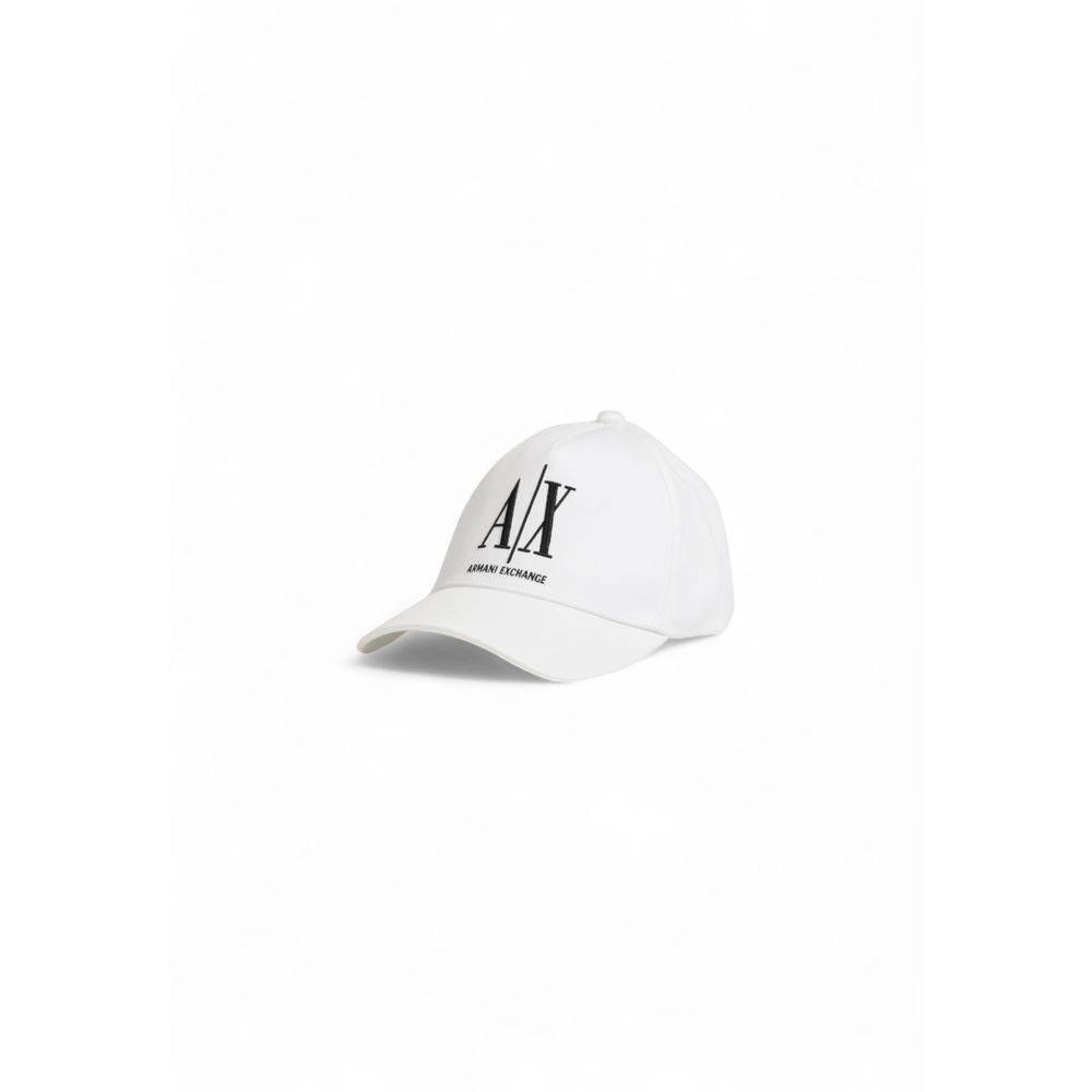 Armani Exchange White Cotton Hats & Cap - Hilstor