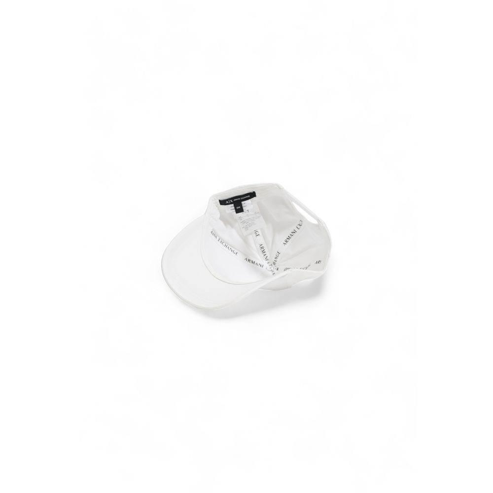 Armani Exchange White Cotton Hats & Cap - Hilstor