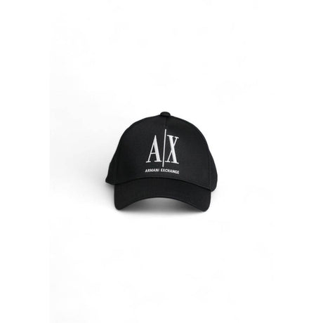 Armani Exchange Black Cotton Hats & Cap - Hilstor