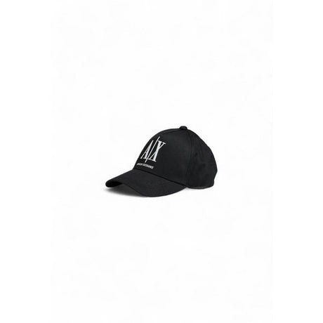 Armani Exchange Black Cotton Hats & Cap - Hilstor