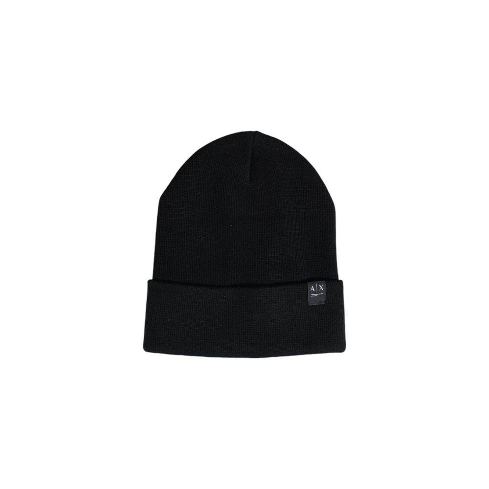 Armani Exchange Black Polyester Hats & Cap - Hilstor