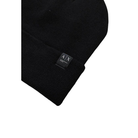 Armani Exchange Black Polyester Hats & Cap - Hilstor
