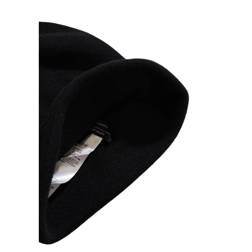 Armani Exchange Black Polyester Hats & Cap - Hilstor