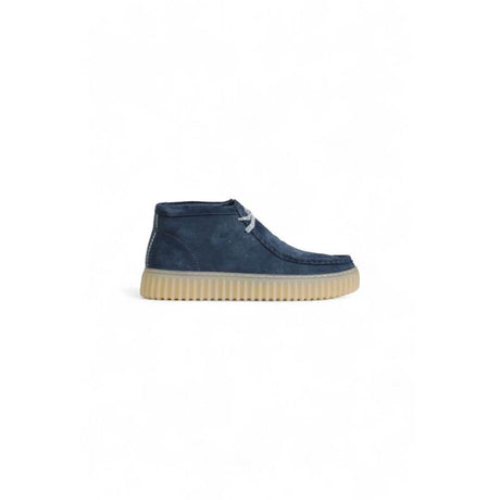 Clarks Blue Suede Leather Casual - Hilstor