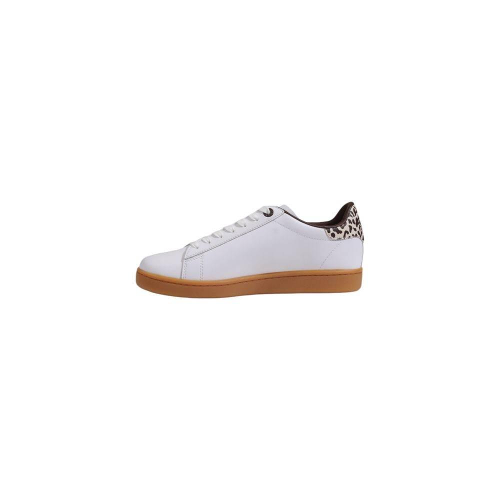 EA7 Emporio Armani Beige Leather Sneaker - Hilstor