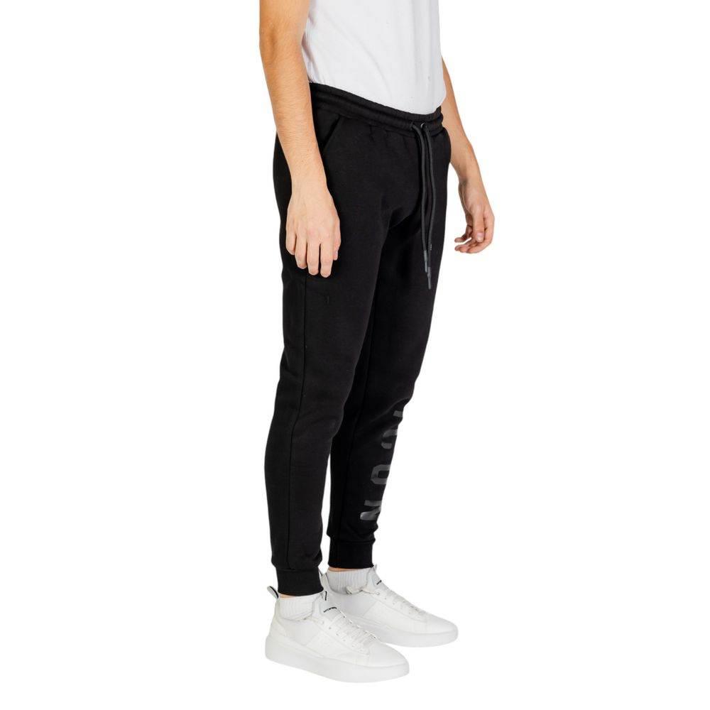 Icon Black Cotton Jeans & Pant - Hilstor