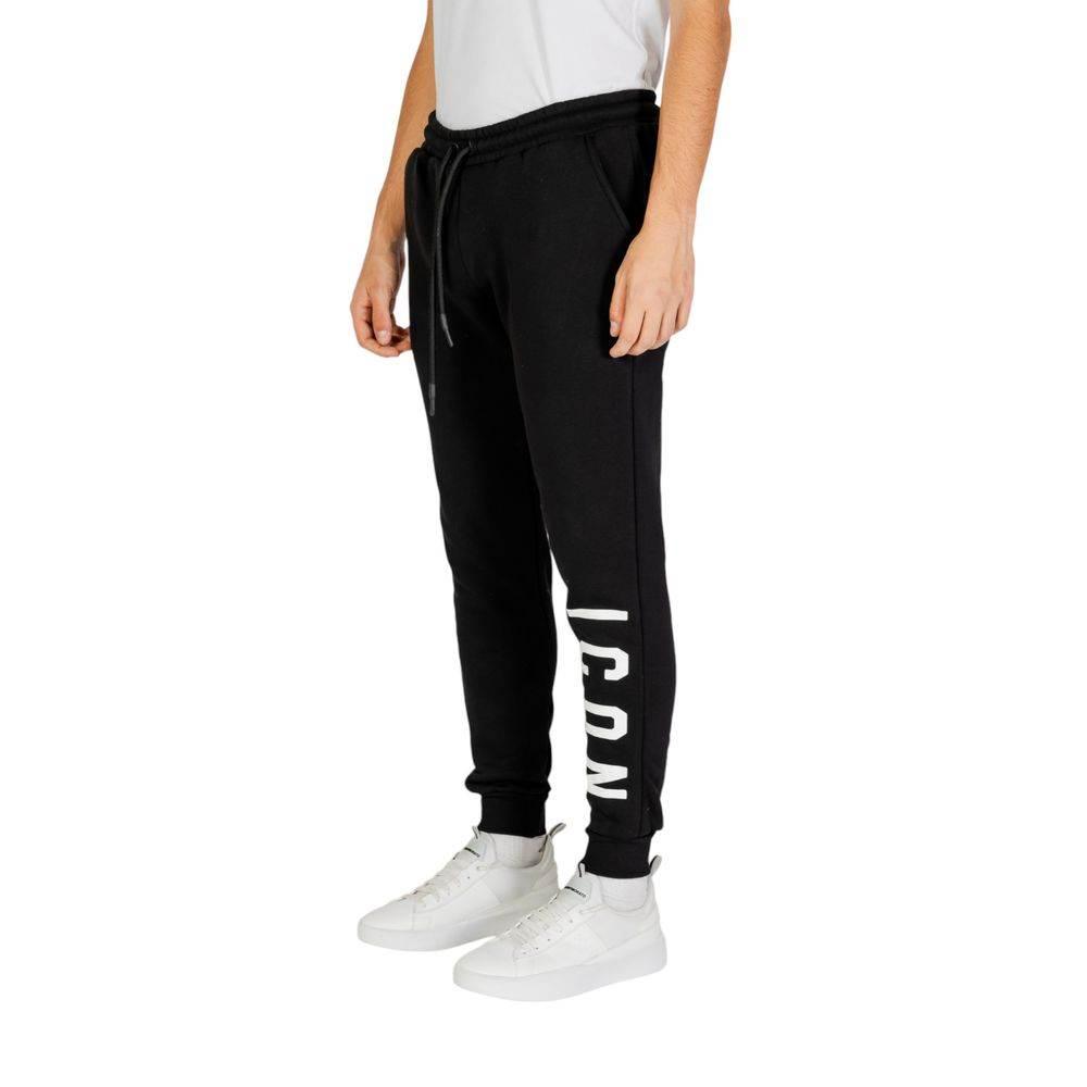 Icon Black And White Cotton Jeans & Pant - Hilstor