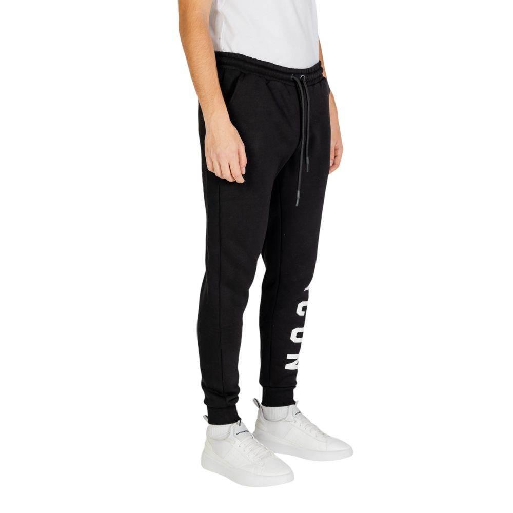 Icon Black And White Cotton Jeans & Pant - Hilstor