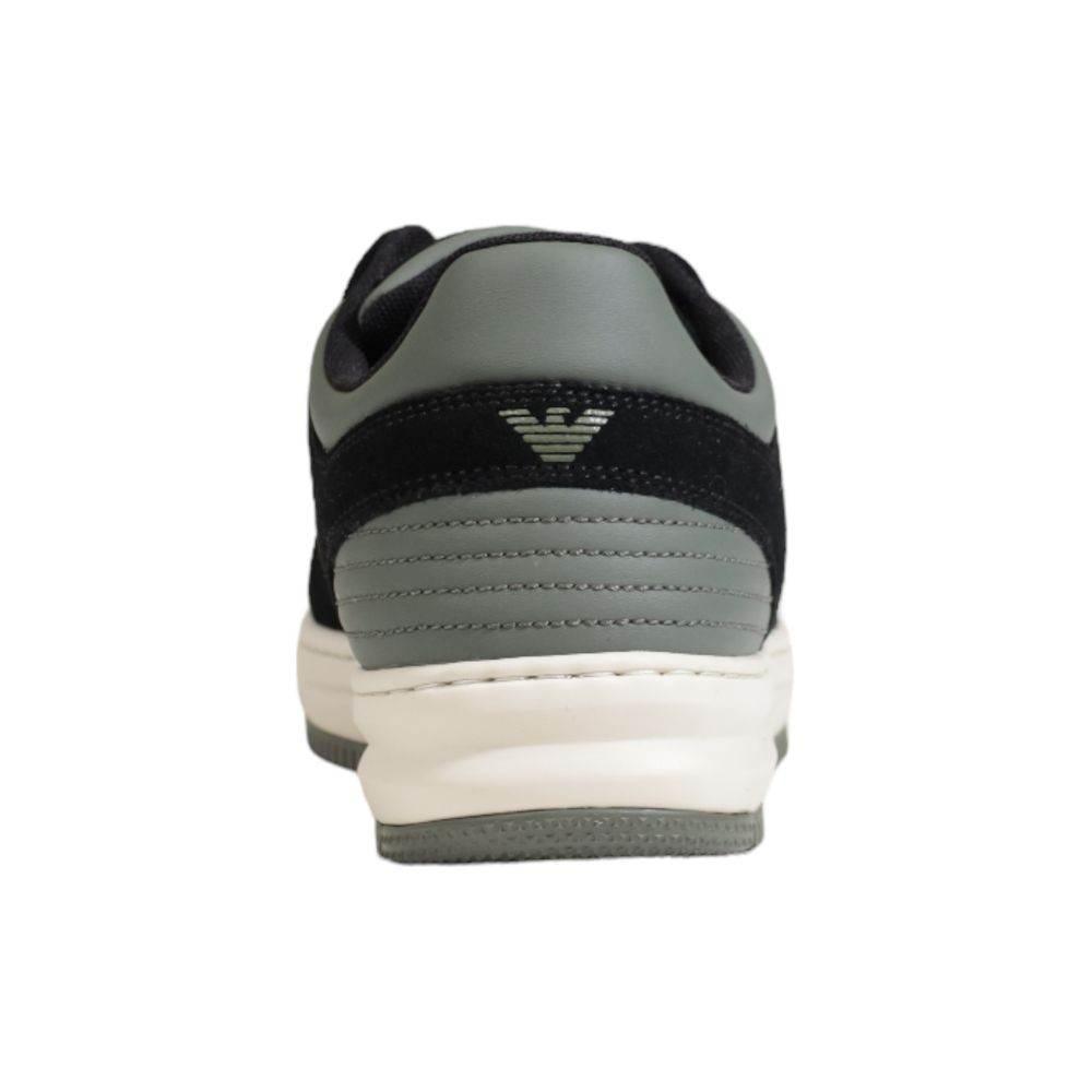 EA7 Emporio Armani Green Polyester Sneaker - Hilstor