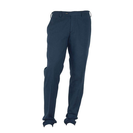 Made in Italy Blue Cotton Men Pants - Hilstor