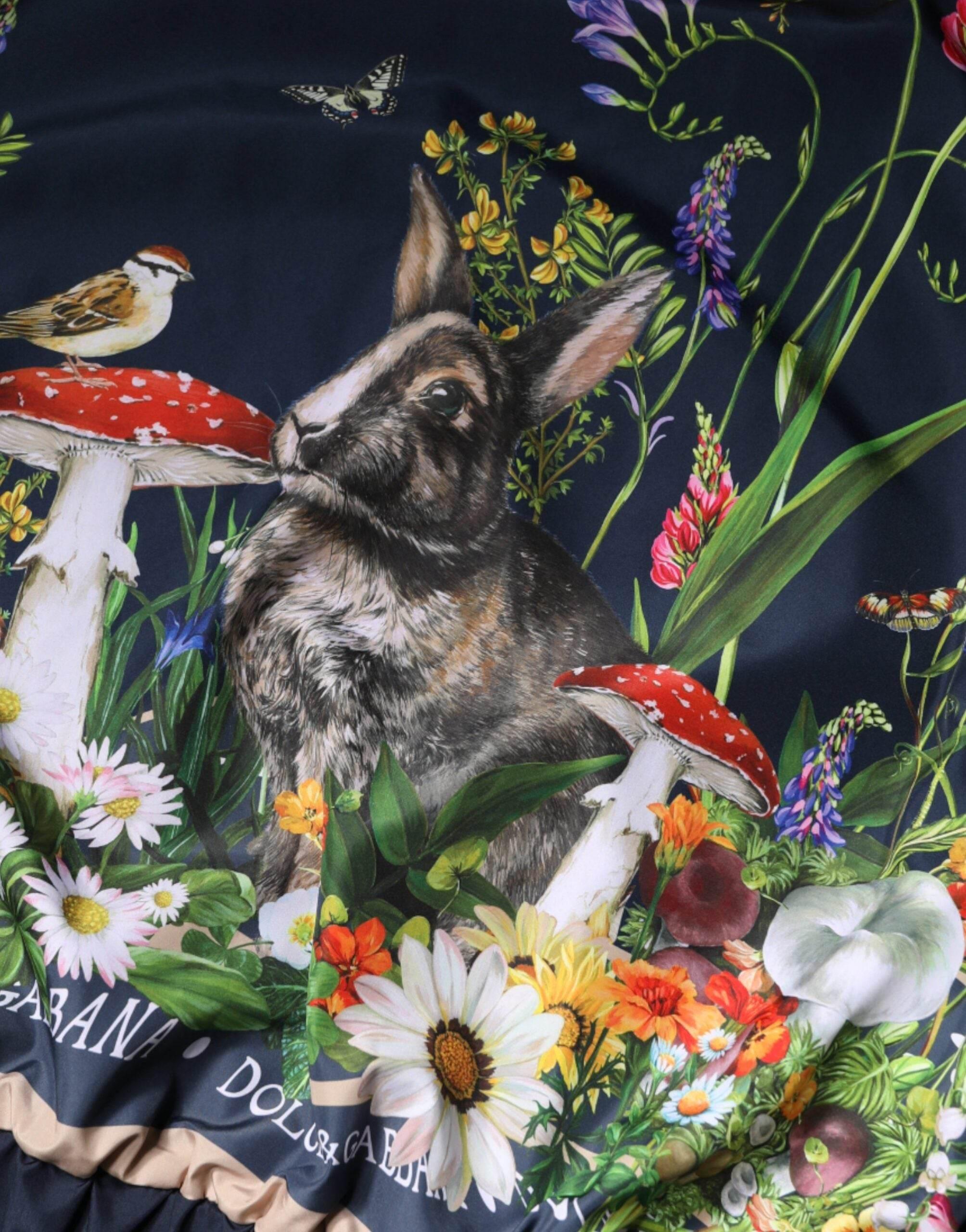 Dolce & Gabbana Blue Logo Full Zip Hooded Men Bomber Jacket - Hilstor