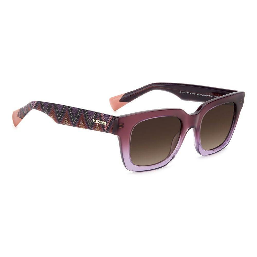 Missoni Purple Acetate Sunglasses - Hilstor