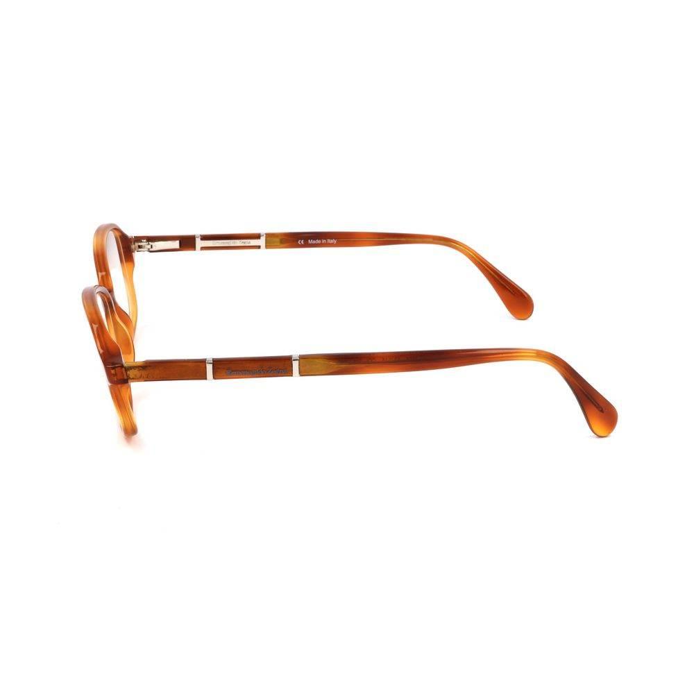 Ermenegildo Zegna Brown Plastic Frames - Hilstor