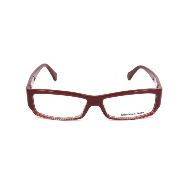 Ermenegildo Zegna Red Plastic Frames - Hilstor
