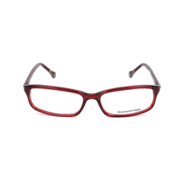 Ermenegildo Zegna Red Plastic Frames - Hilstor