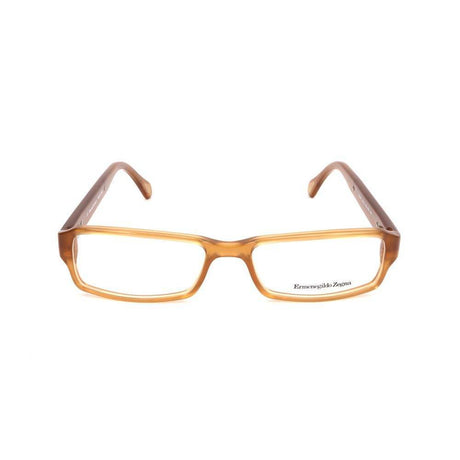 Ermenegildo Zegna Brown Plastic Frames - Hilstor