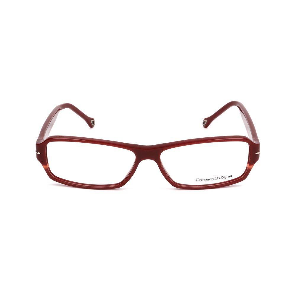 Ermenegildo Zegna Red Plastic Frames - Hilstor