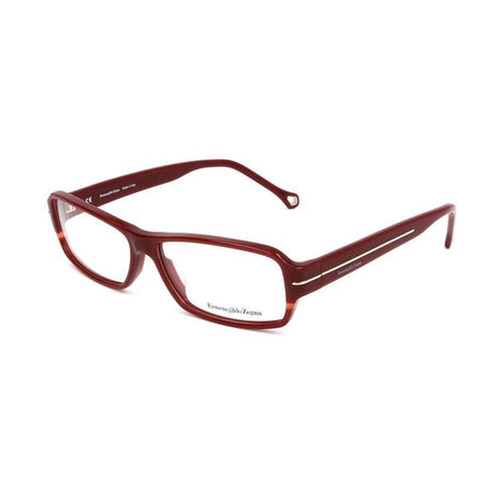 Ermenegildo Zegna Red Plastic Frames - Hilstor