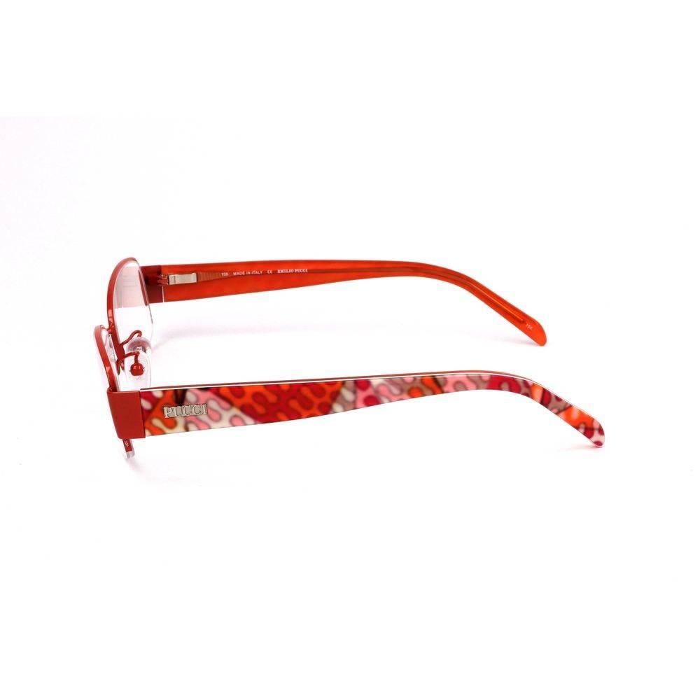 Emilio Pucci Orange Metal Frames - Hilstor